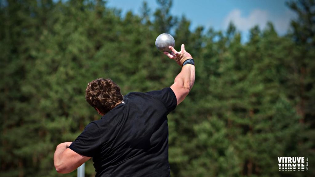 Glide Shot Put Technique
