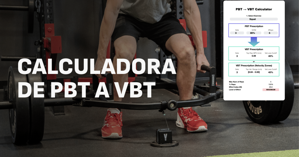 Calculadora de PBT a VBT